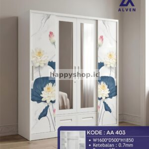 Lemari Besi 4 pintu Multifungsi